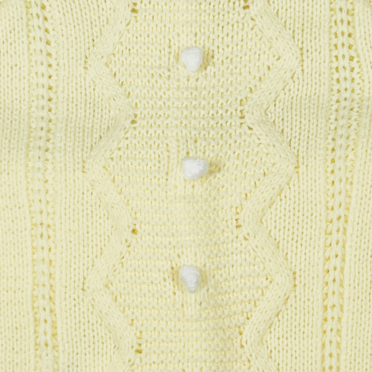 Newborn Baby Knit Outfit, ZigZag (Yellow)