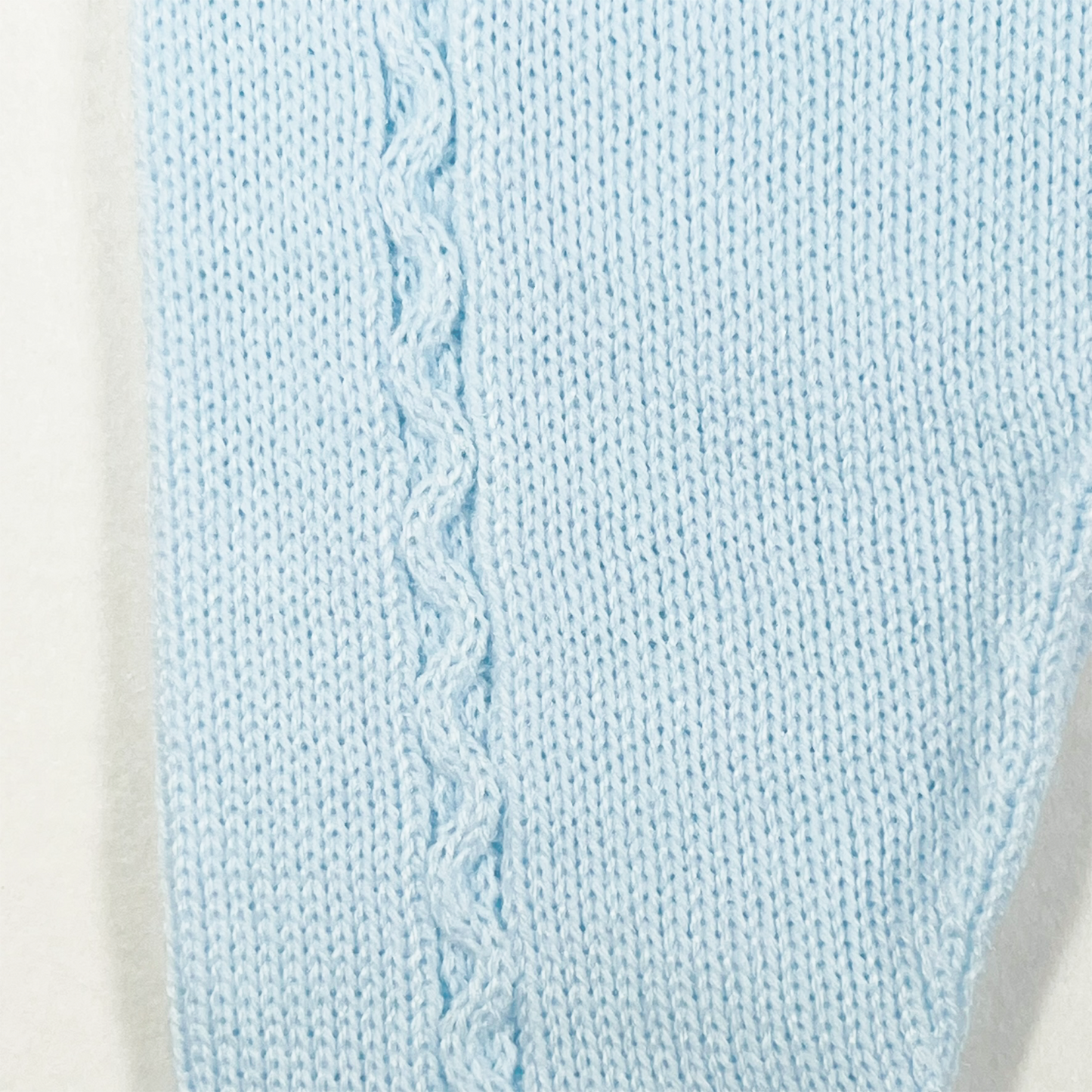 Newborn Baby Knit Outfit, Pompoms (Blue)