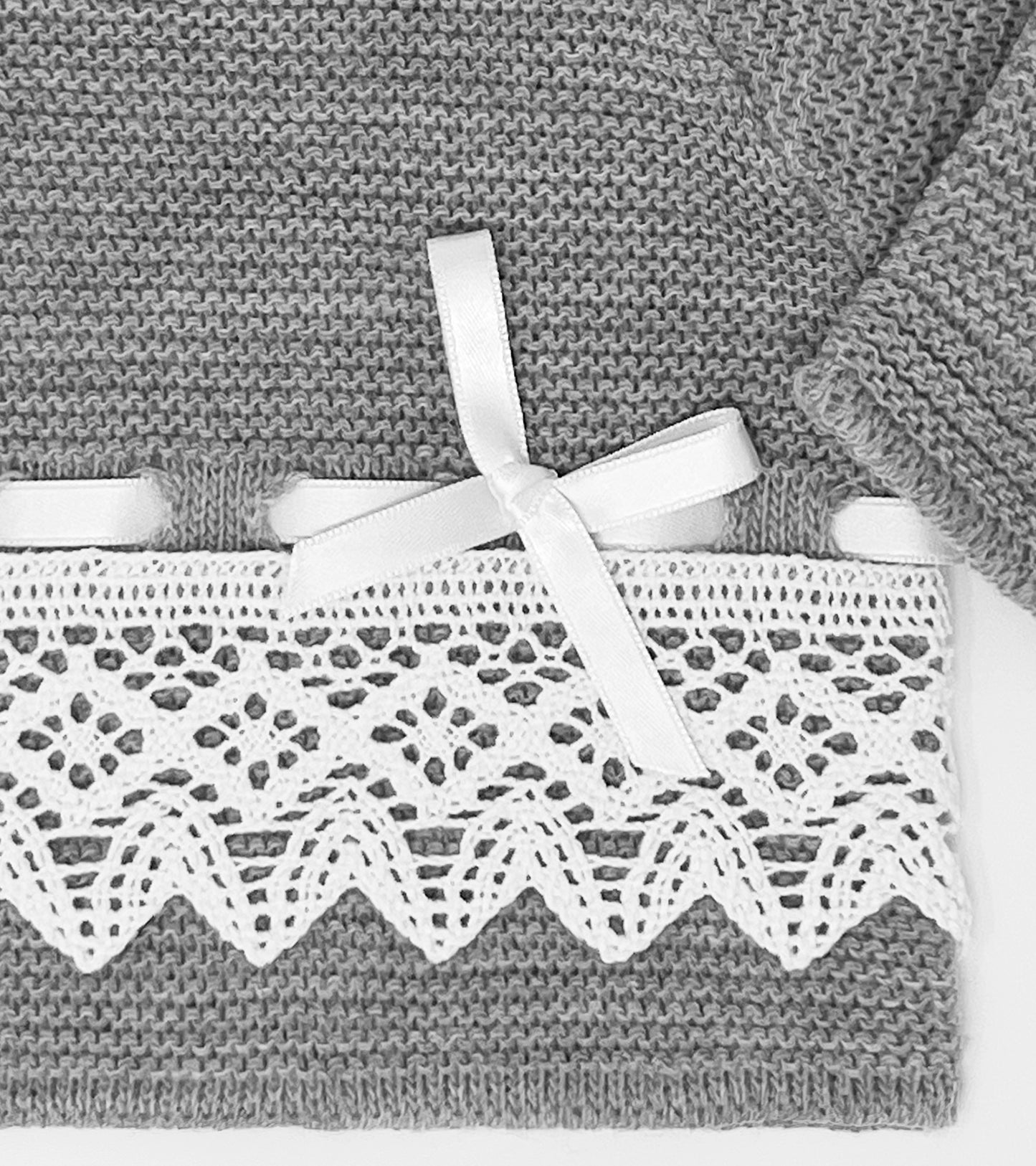 Baby Knitted Lace Set
