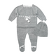 Pompoms Baby Knit Outfit (Gray)