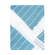 Striped Baby Knit Blanket (Ocean Blue)