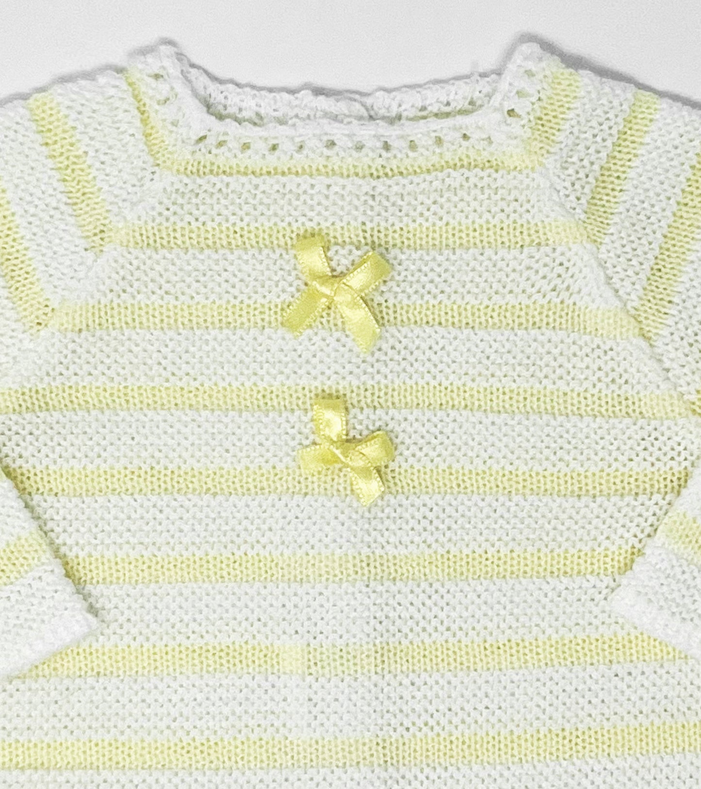 Newborn Knitted Clothes, Baby Knit Outfit with Stripes