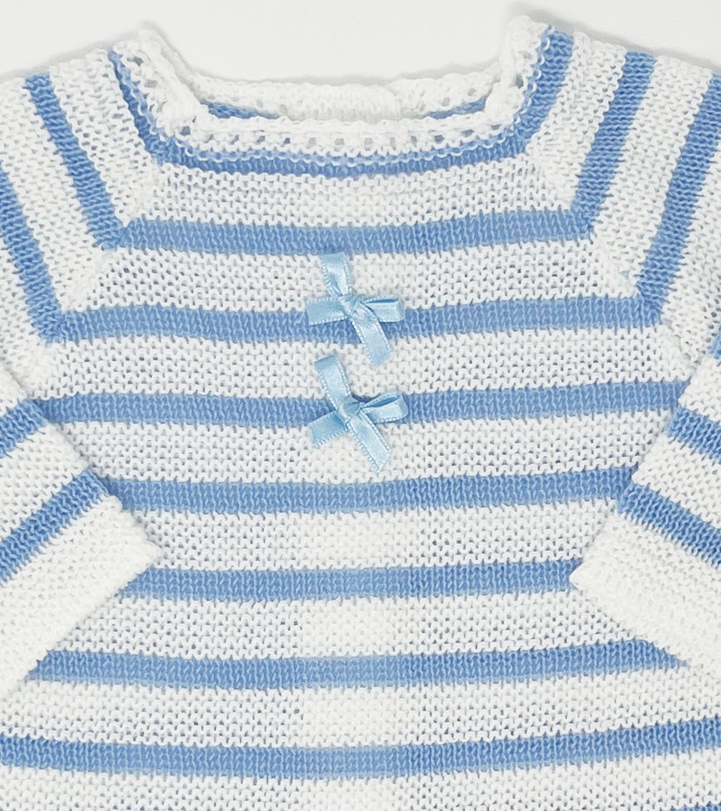 Newborn Knitted Clothes, Baby Knit Outfit with Stripes