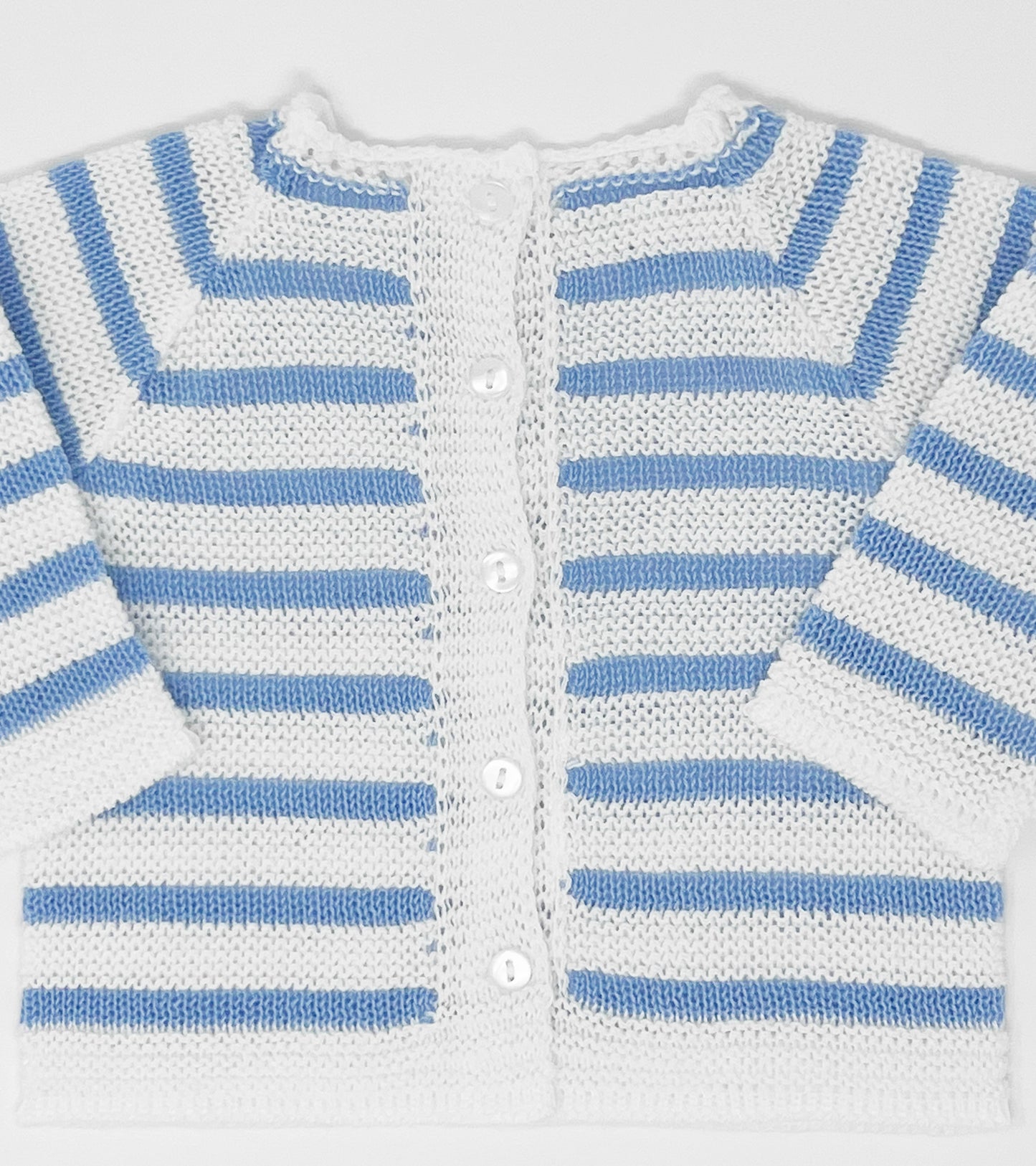 Newborn Knitted Clothes, Baby Knit Outfit with Stripes